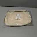 2025 Graduation Gifts for Her Women Girls,Personalized Belt Bag Waist Packs Trendy Fanny Pack Crossbody Bags,Initial White A,Cream Bag