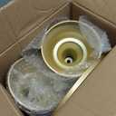 HBlife 3-PCS Gold Cake Stand Set (8"/10"/12" Plate) for 6-10 Inch Cakes, Perfect Dessert Table Display Set, Cupcake&Cake Stands for Party, Wedding, Birthday, Baby Shower, Anniversary, Metal, Gold 