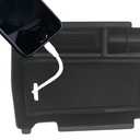 YOCTM Center Console Tray Armrest Secondary Glove Storage Box Compatible with Jeep Compass 2022 2023 2024 2025 Black Interior Accessories Center Console Organizer (Armrest Box)