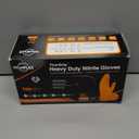 TitanFlex Heavy Duty Orange Industrial Nitrile Gloves with Raised Diamond Texture, Latex Free (6mil/8mil) (04 6mil (100ct)
