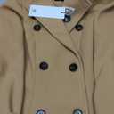 IDEALSANXUN Womens Long Wool Coat Fall Winter Double Breasted Trench Coat Peacoat Jackets (Small, Camel)