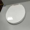 KOHLER K-4775-0 Brevia Round Toilet Seat with Quick-Release Hinges And Quick-Attach Hardware For Easy Clean, White