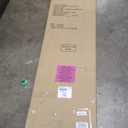 MCS 16x55 White Over The Door Mirror, Full Length Hanging Mirror for Bedroom and Bathroom Doors, No Tools Required