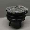 Cuisiland 3.2QT Cast Iron Potjie Cauldron Pot with Lid & 3 Legs  Pre-Seasoned South African-Style Campfire Pot for Outdoor Cooking, Soups, Stews & Braising  Heavy-Duty Cast Iron Dutch Oven