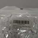 Colorful Sewing Buttons, 15mm Round, 2-Hole, 200 Pack, Mixed Colors Flatback Button (White-200pcs) Pack of 5