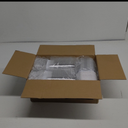 LNYZQUS 120pack/10oz Mini Cake Baking Pans with Lids, 4X4 Small Cake Pan Foil Brownie Tins, Square Disposable Ramekins Cupcake Baking Cups Dessert Cheesecake Containers-White