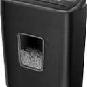 Bonsaii Paper Shredder, 8-Sheet Crosscut Shredder with 4.2 Gallon Bin Shred Credit Card/Mail/Staple/Clip for Home Office, P-4 Security Level (C261-C)