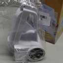 Cheese Grater with Handle, Rotary Cheese Grater,Vegetable, Chocolate, Hard Cheese & Nut Grater,White