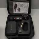 FitRx Handheld Therapeutic Percussion Massage Tool with 5 Speed Settings, 3 Arm Angles, and 4 Swappable Heads for Premium Back & Muscle Relief