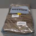 Toulite 4 Pack Canvas Chef Apron for Men with Adjustable Strap Cross Back Cotton Barber Apron with Pocket, 26 x 30'' (Camel, Black, Brick Red, Emerald)