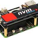 Geekworm X1001 PCIe to M.2 HAT Key-M NVMe SSD PIP PCIe Peripheral Board for Raspberry Pi 5