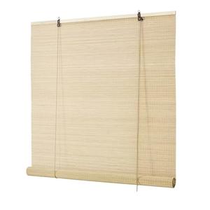 Bamboo Roller Blinds Shades,Outdoor Bamboo Roll Up,Vertical Lifting,Natural,Breathable,Waterproof Roller Shades for Privacy Protection,Sun Shade,Blackout,Ventilation,Easy Installation, 38"W x 47"L