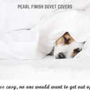 Organic Cotton Duvet Cover Twin/Twin XL  Cloud Grey  GOTS Certified  Soft & Smooth Sateen Weave  Secure Fit with Corner Ties & Envelope Closure  Premium Bedding  Machine Washable  Tissaj