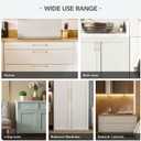 HOME EDIT 10 Pack 5 Inch Brushed Gold Cabinet Handles Solid Zinc Alloy Pulls for Kitchen Cupboard & Drawer Hardware