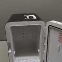 Antarctic Star Compact Mini Fridge, 10L Portable Small Refrigerator, 2.6 Gal Mini Fridge with AC/DC Adapters, Small Cosmetics Cooler for Beverage, Food, Makeup, Bedroom, Office, Dorm, Black