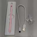 Stylus Pen for iPad(2018-2025)-2X Faster Charge with Tilt Sensitivity & Palm Rejection for iPad 11/10/9/8/7/6th Gen, Air 7/6/5/4/3/M3/M2, Pro 13"/12.9"/11"/M4, Mini 7/6/5th,Pink