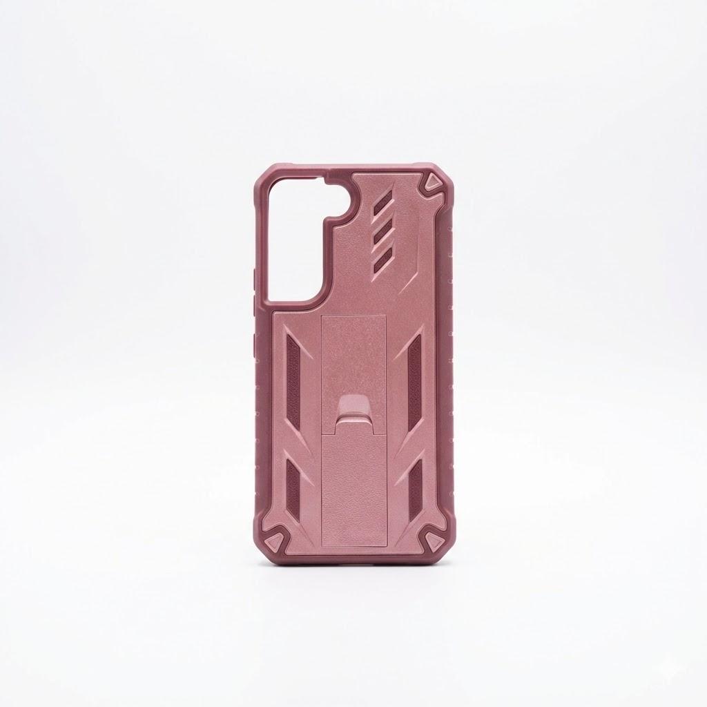 SOiOS for Samsung Galaxy S23 Case: Military Grade Drop Proof, Rugged TPU Cover with Kickstand & Slide - Rink Purple