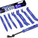 Wetado Trim Removal Tool, Car Upholstery Repair Kit, Car Door Audio Panel Trim Removal Set, Fastener Terminal Remover Tool Set Clips Pry Kit Auto Clip Pliers (8PCS Blue)