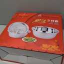 3PC/Set Colander set Stainless Steel Vegetable Slicer Fruit Potato Peeler Carrot Grater Strainer Utensil Round Rice Washer Bowl Drain Basket-Gold