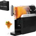 Slushie Machine No Ice Needed,noise reduction slushy machine with dust cover,6 Preset Programs,DIY 8-speed free adjustment,Perfect for Ice Cream,Smoothies,Milkshakes,Margaritas and More