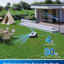ECOVACS Goat O1000 RTK Robot Lawn Mower, Perimeter Wire Free Vision Robotic Lawnmower for 1/4 Acres Lawn, Automated Mapping, APP Control, 3D Obstacle Avoidance, Zero-Edge Cutting