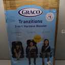 Graco Tranzitions 3-in-1 Harness Booster Car Seat, Forward Facing Car Seat, Highback, to Backless Booster, Proof