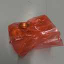 KAMANINA End Cap Replacement Finials for 3/4 or 5/8 Inch Curtain Rods, Warm Gold Drapery Rod Finials with M6 Standard Screws, Set of 2