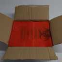 Hazardous Waste Bags - 10"x4"x24" - 200 Bags - 1.4 mil - Red - HAZWASTELD10424 - AssurePak