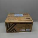 Casaottima Night Stand Set 2, Bedside Tables with Charging Station, LED Nightstand with Fabric Drawers, End Table with Open Shelf, Nightstand for Bedroom, Black