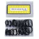 180 Pieces O Ring Watch Gasket Rubber Seal O Ring Watch Gasket Set 18 Types Rubber Sealing Watch Back Cover for Watch Repair