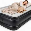 Garvee Twin Air Mattress with Built-in Pump, 20 Inch Raised Air Bed, Upgraded Honeycomb Pillar Design, Fast 3-Min Inflation, Supports Up to 800 Lb for Home Guests and Camping