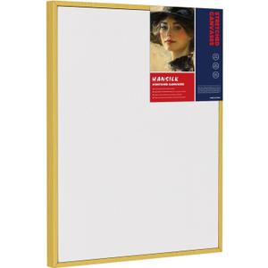 Framed Canvas Blank 16x20 - DIY Painting Art with Sturdy Wooden Frame, Modern Empty Canvas for Paint-Your-Own Art Ready to Hang Wall Decor