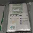 INOVADAY 100% Blackout Curtains for Bedroom, Black Out Curtains 84 Inch Long, Clip Rings Linen Blackout Drapes, Thermal Insulated Room Darkening for Living Room, 2 Panels - Beige,W50xL84