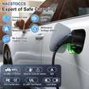 NACS to J1772 Charger Converter, 80Amp 280V for NACS to J1772 Adapter with Secure Lock & IP55 Rating, Compatible with NACS High Power Wall Connector & Destination Chargers