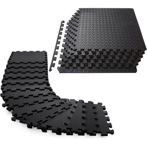 Febyyer Interlocking Soft Foam Floor Mat - 20 Tiles Protective Gym Flooring Set, Exercise Mats EVA Puzzle Rubber Tiles, Ground Surface Protection Workout Underlay Matting Sports Home Fitness Garage