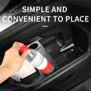 Compatible with 2026 Toyota Sienna Center Console Organizer with Cup Holder, Lower Storage Box Accessories (TPE Material with Original car Wood Grain (Compatible with 2021-2026 Toyota Sienna), Black)