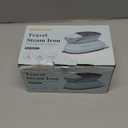 PIOMATIC Travel Iron Mini with Steam for Clothes with Dual Voltage, Portable Mini Ironing Machine with Non-Stick Soleplate, Small Iron for Sewing, Quilting and Handcraft