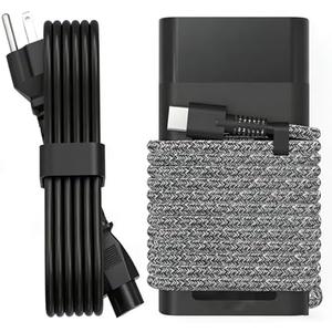 QIOUZW 65W USB C Slim Laptop Charger Compatible with HP Laptop Charger HP Spectre X360 Elitebook Envy Omnibook Chromebook Elite Dragonfly ProBook Zbook Fast Charing Type C AC Adapter Power Cord Supply