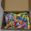 CZWZ 30Pcs Mini Multicolor Pens in One 4-in-1 Cute Pens Bulk for Kids, Ballpoint Pen for Birthdays and Children's Parties, Fun Gifts Assorted Ink Kawaii Pen(Dinosaur)