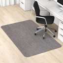 Blvornl Office Chair Mat for Hardwood Floor, 36" x 48" Desk Computer Chair Mat for Hard Wood and Tile Floor, Large Anti-Slip Hard Floor Protector Rolling Chair Mat, PVC Mat Desk Rug for Office Home