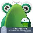 Dreambaby Pee-Pod Toilet Training Urinal - Frog Potty with Removable Bowl & Spinning Target - Portable Toddler Urinal for Boys