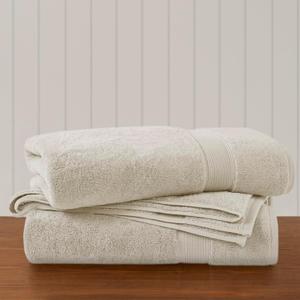 Madison Park 800GSM Bath Sheet Towel Oversized 34" x 68" 2 Pack 100% Cotton Bath Towel Set Highly Absorbent Hotel Spa Quality for Bathroom, Natural