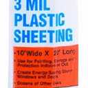 Frost King P1020/3 Polyethylene Sheeting, 10' x 20' x 3 mil., Clear