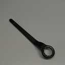 Oedema 30mm Slogging Ring Wrench High Tensile Hand Tool Alloy Steel Single Box End Ring Type Wrench, Black