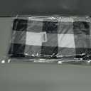 2 x Mordimy 100% Cotton Waffle Weave Kitchen Towels, 13 x 28 Inches, Super Soft and Absorbent Buffalo Check Dish Towels for Drying Dishes, 4-Pack, Black & White