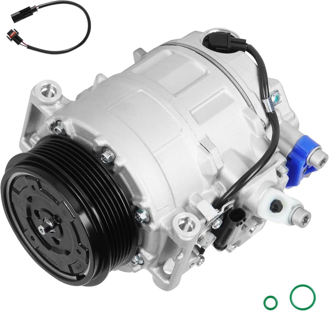 Air Condition AC Compressor with A/C Clutch Compatible with Mercedes-Benz R500/ML500 5.0L 2006-2007, CL500/S500 5.0L 2002-2006, B200 2.0L 2006-2011, C240 2.6L/C320 3.2L 2001-2005 Replace CO 10807JC