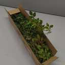 Ttranewsoo 4Pcs Artificial Greenery Stems, 43.3" Nandina Branches Tall Faux Plant Stems for Vase, Greenery Decor Stems Leaves Bunches for Shop Garden Office Home Dcor,Orange