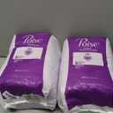 (2 pack) Poise Incontinence Pads for Women, 4 Drop Moderate Absorbency, Long Length, 108 Count