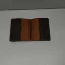 newestor Travelers Notebook Cover with Inner Pockets, Card Slots and Pen Holder, A6 Size, Dark Brown