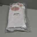 Cat Paw Oven Mitts, Thick, and Heat Resistant (White, Set of 2)